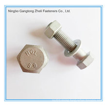 DIN933 8.8 Grade Hex Head Bolt with Zinc Plated